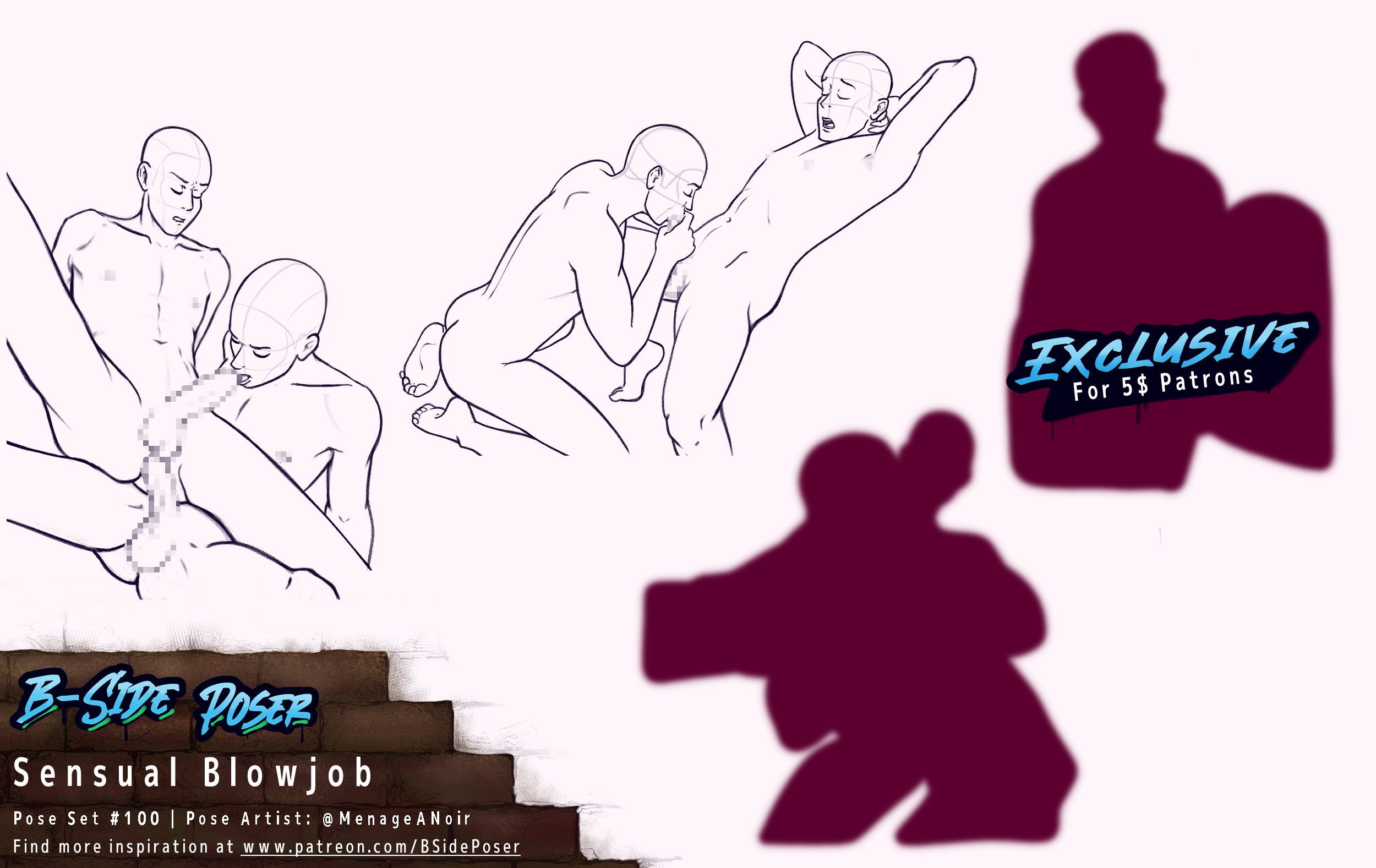 Pose Set 100 – Sensual Blowjob
