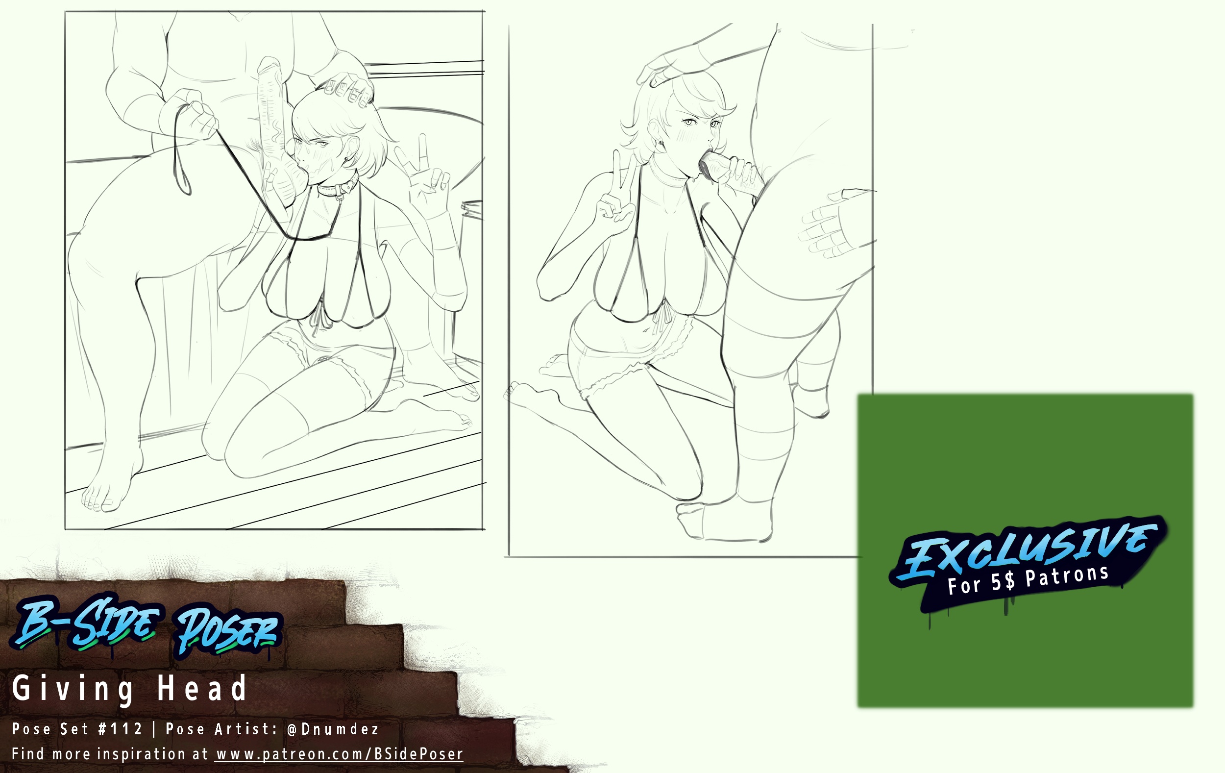 Pose Set 112 – Giving Head