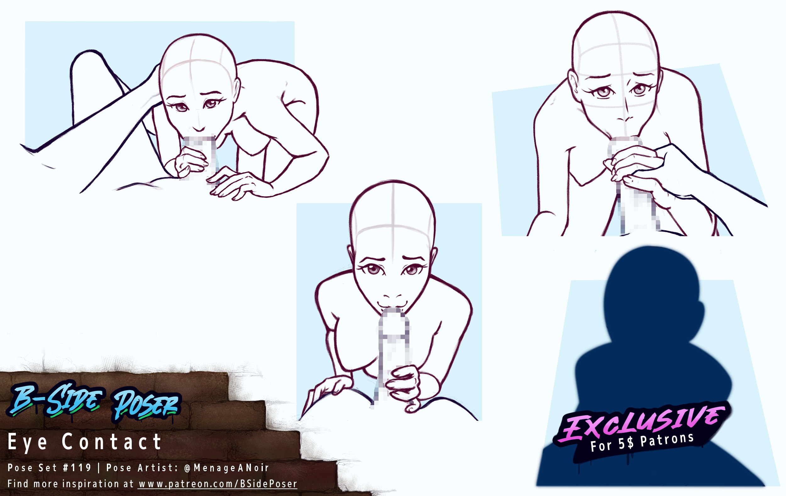 Pose Set 119 – Eye Contact