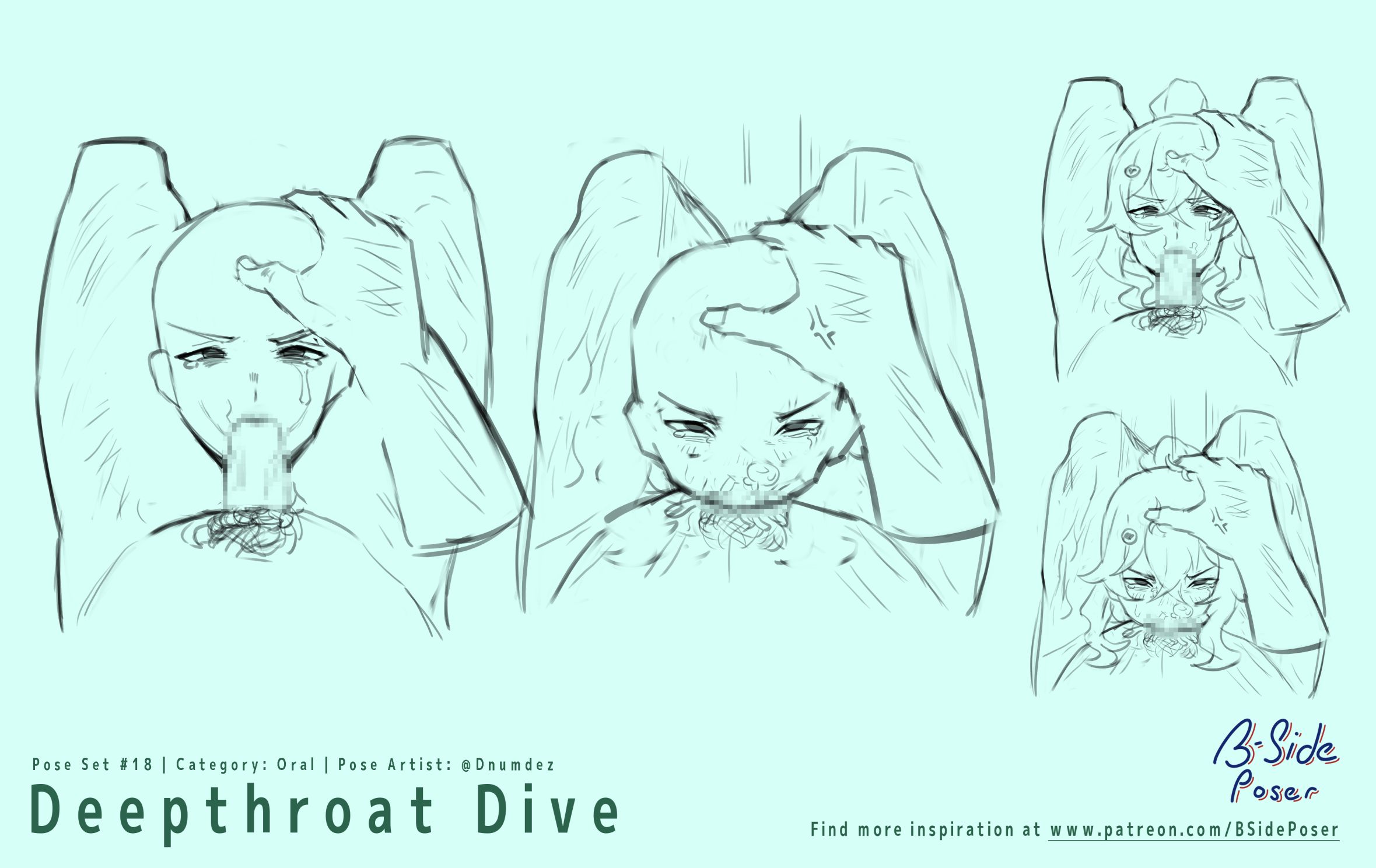 Pose Set 18 – Deepthroat Dive