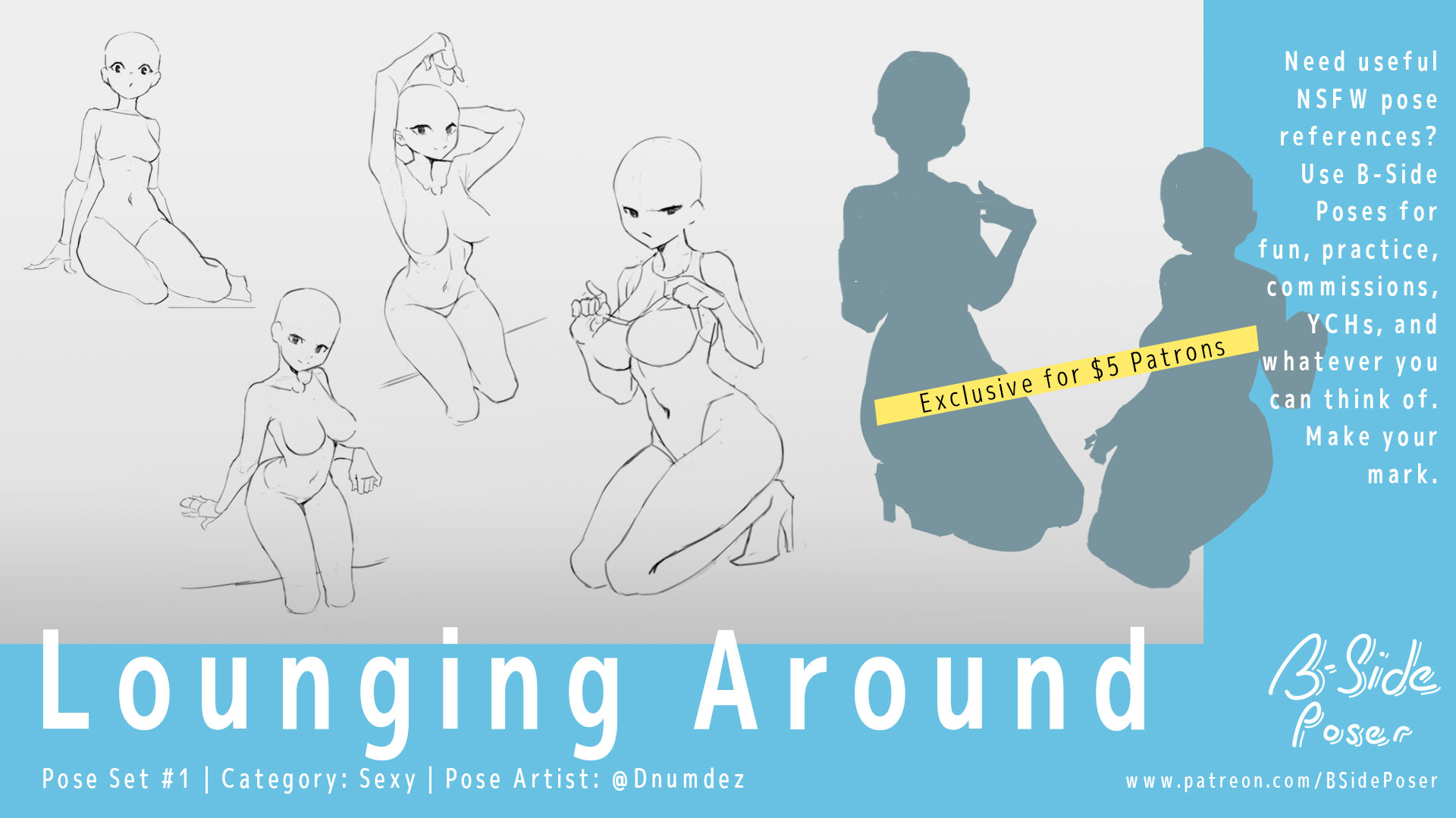 Pose Set 1 – Lounging Around