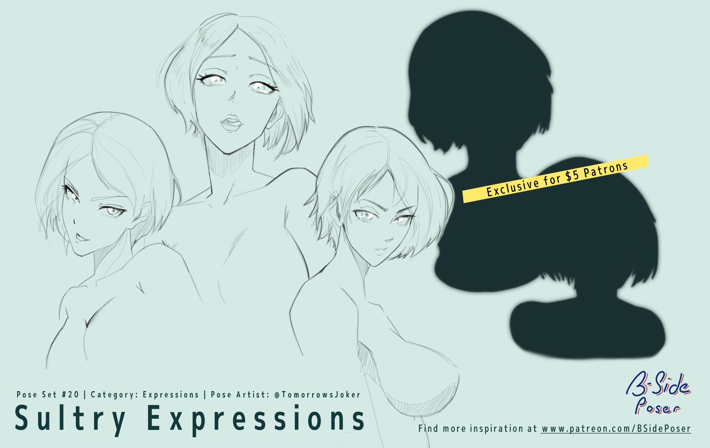 Pose Set 20 – Sultry Expressions