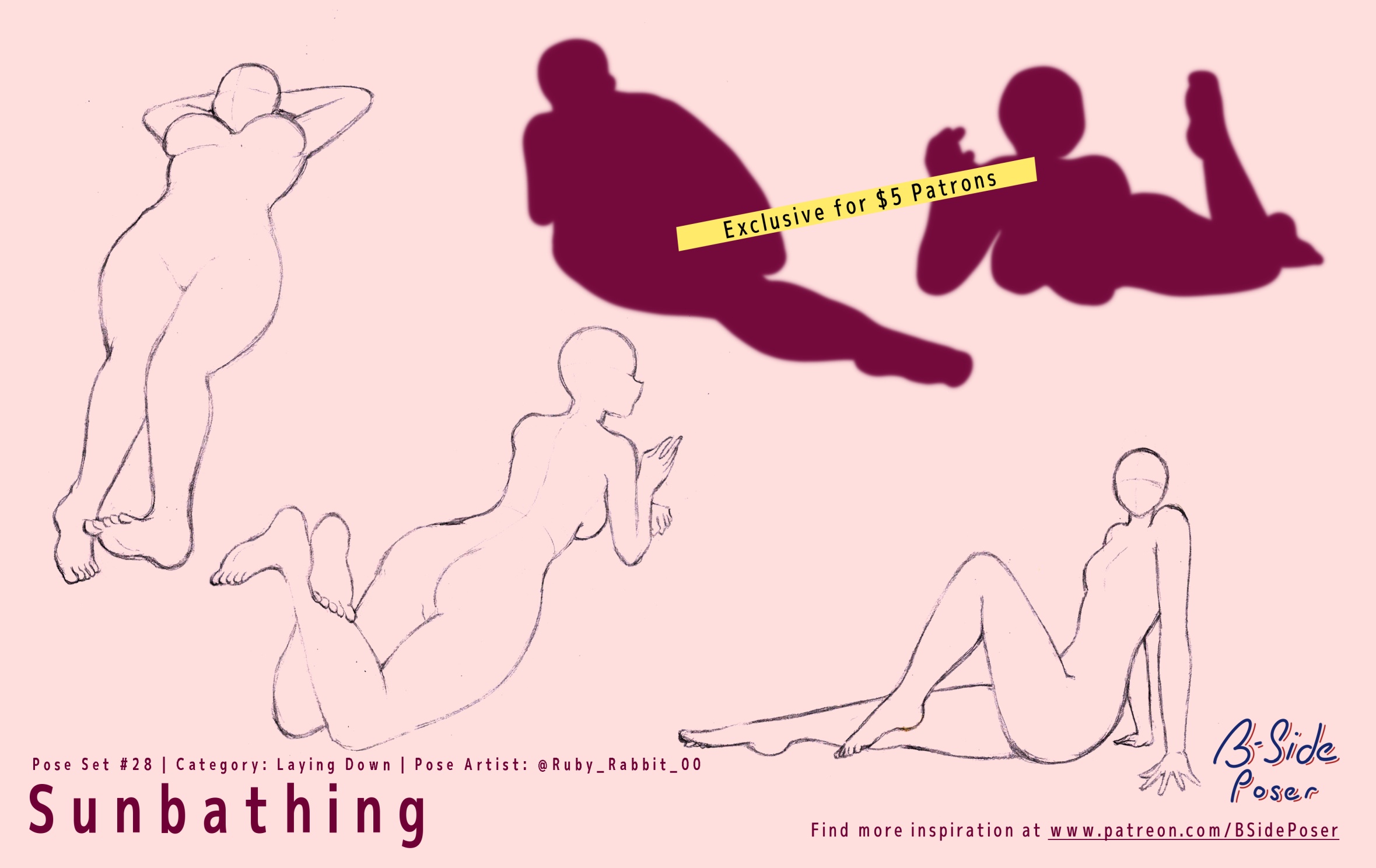 Pose Set 28 – Sunbathing