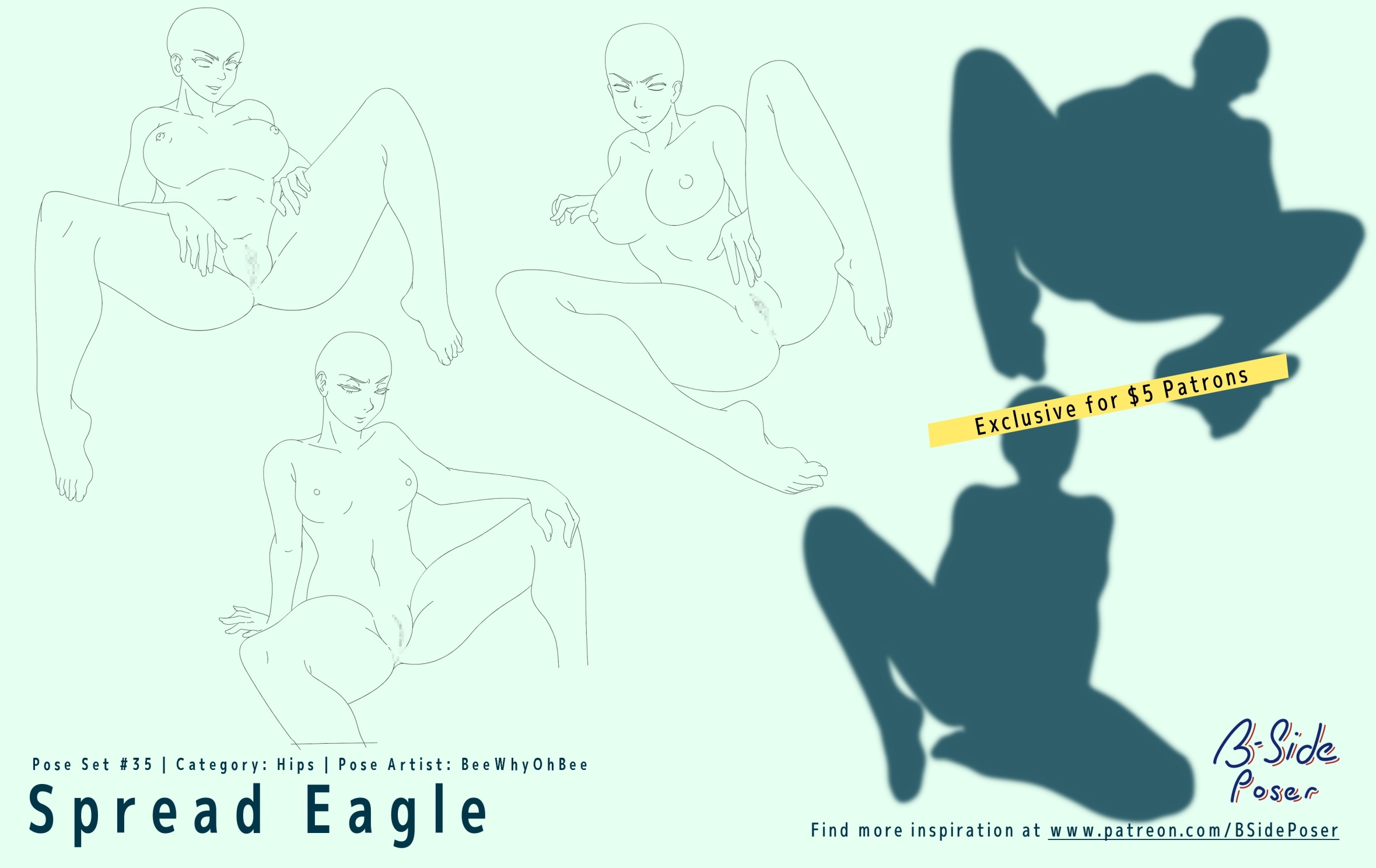 Pose Set 35 – Spread Eagle