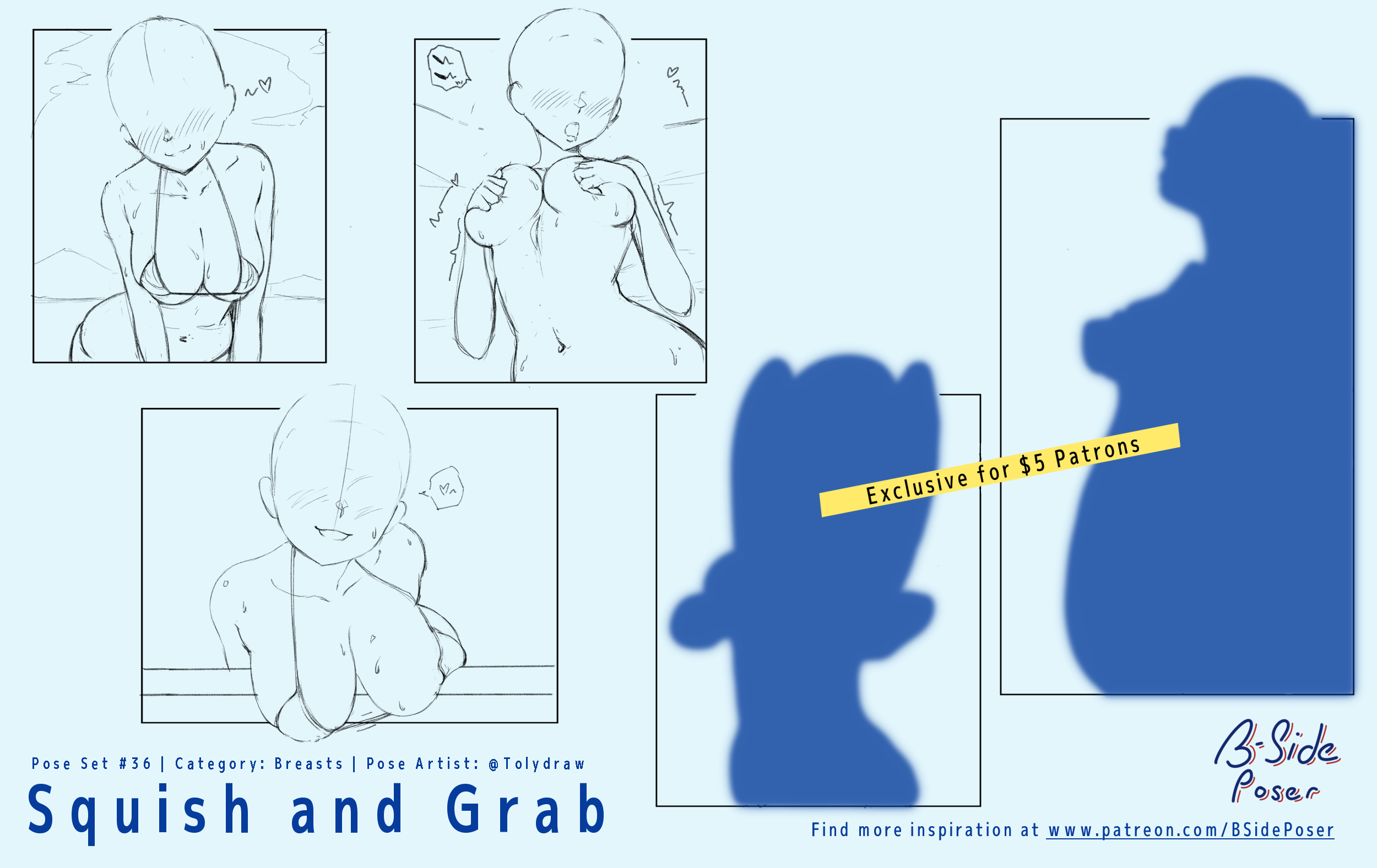 Pose Set 36 – Squish and Grab