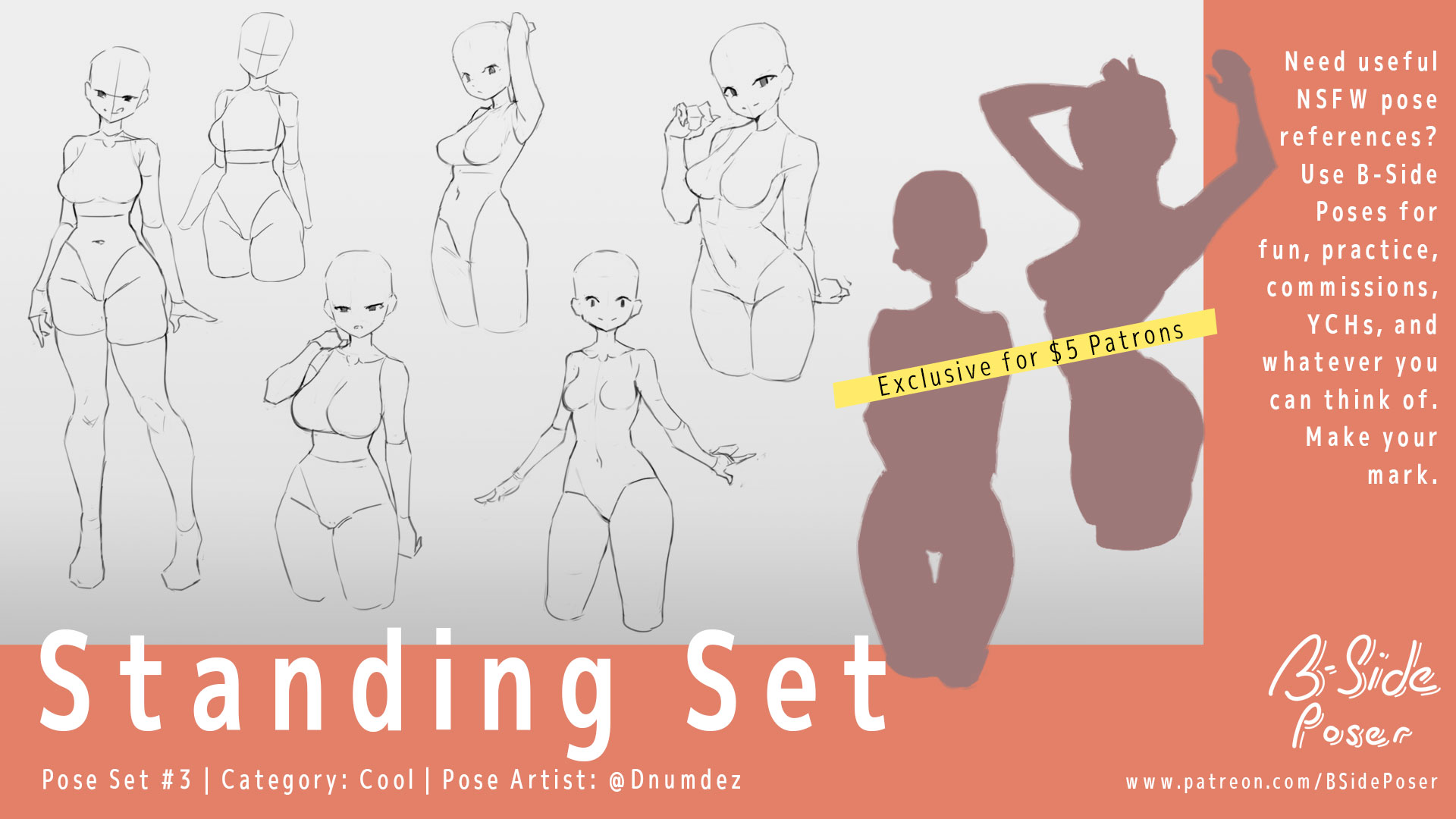 Pose Set 3 – Standing Set