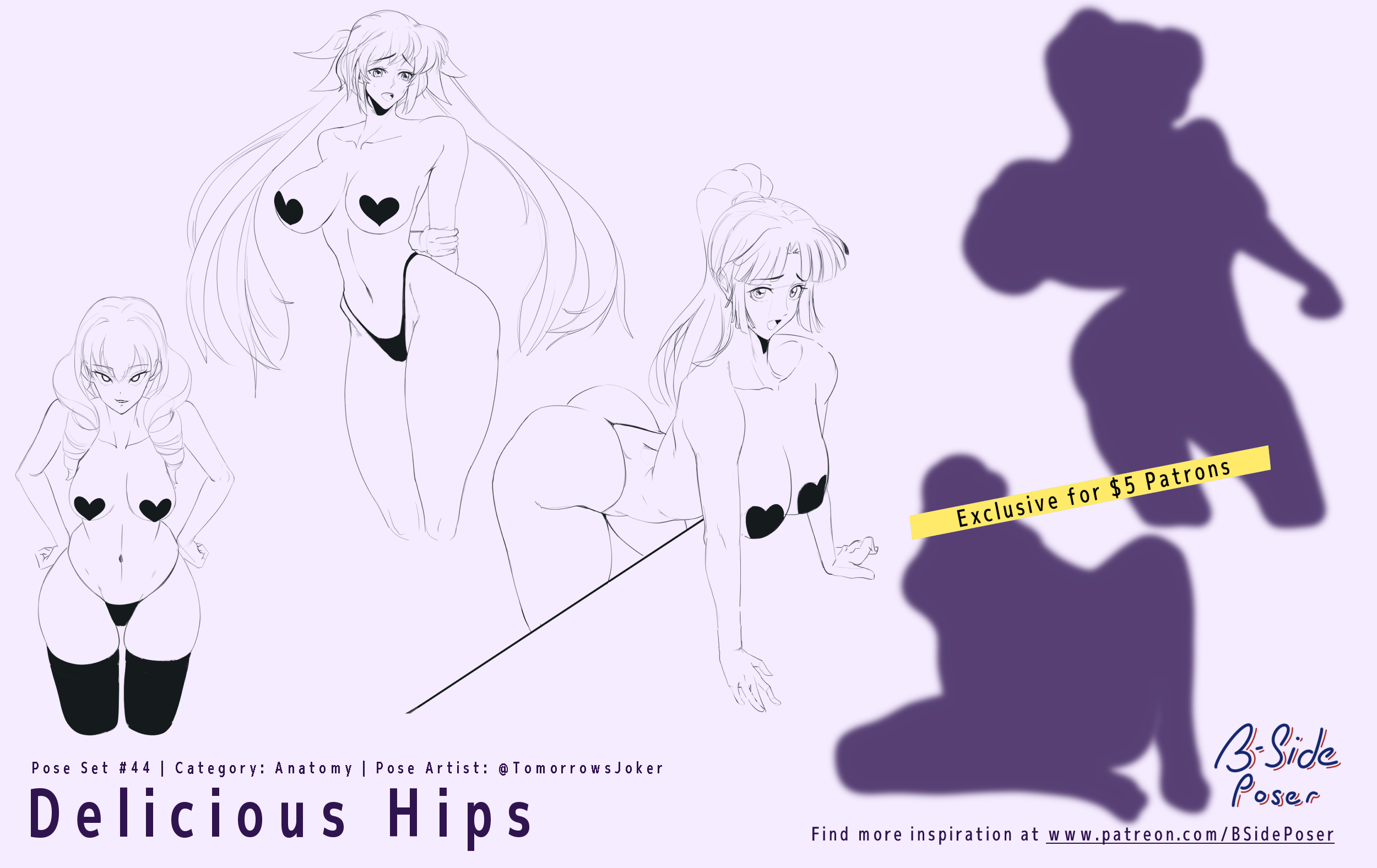 Pose Set 44 – Delicious Hips