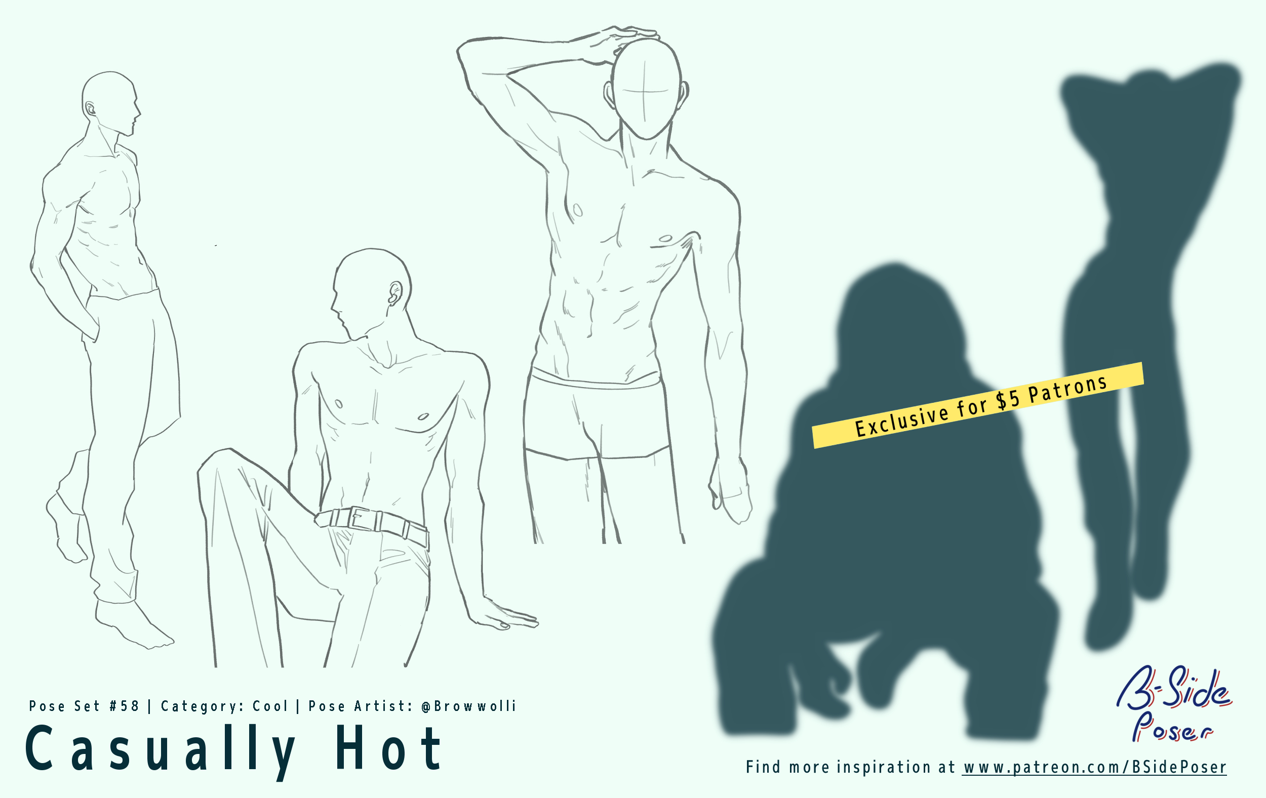 Pose Set 58 – Casually Hot