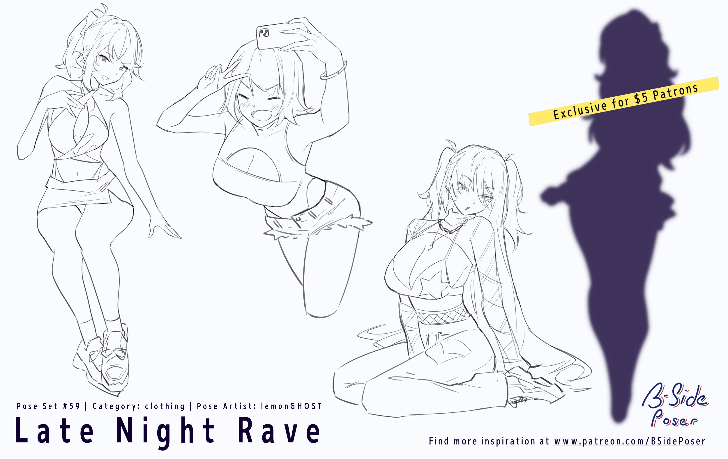 Pose Set 59 – Late Night Rave