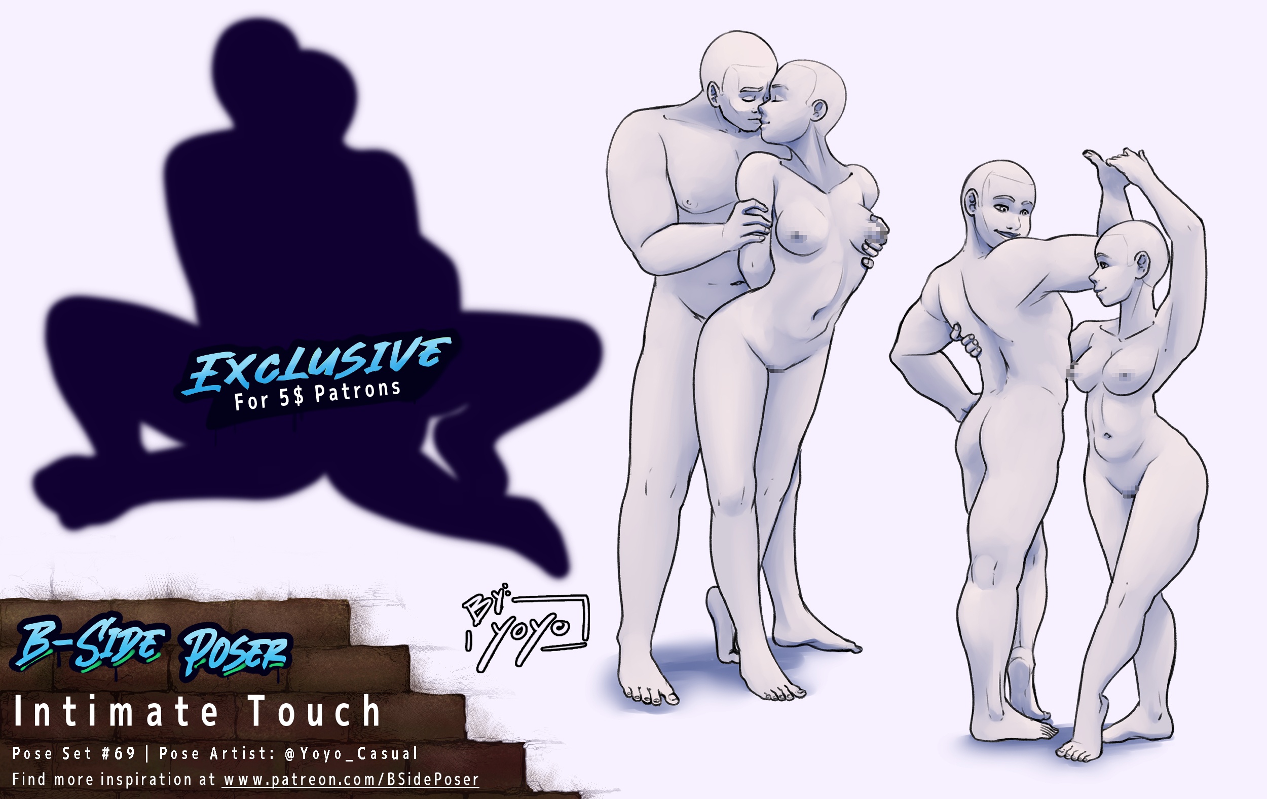 Pose Set 69 – Intimate Touch