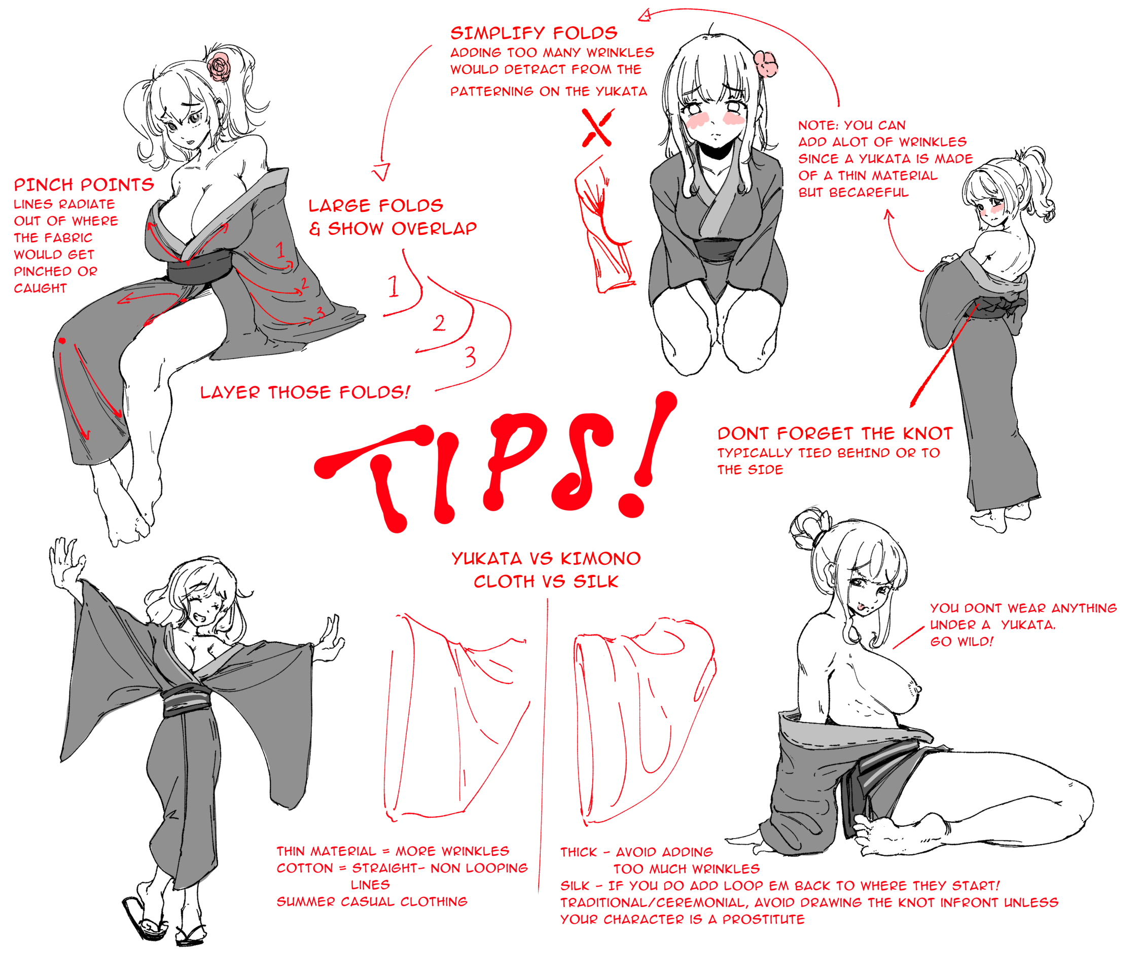 Pose Set 6 – Yukata Tips