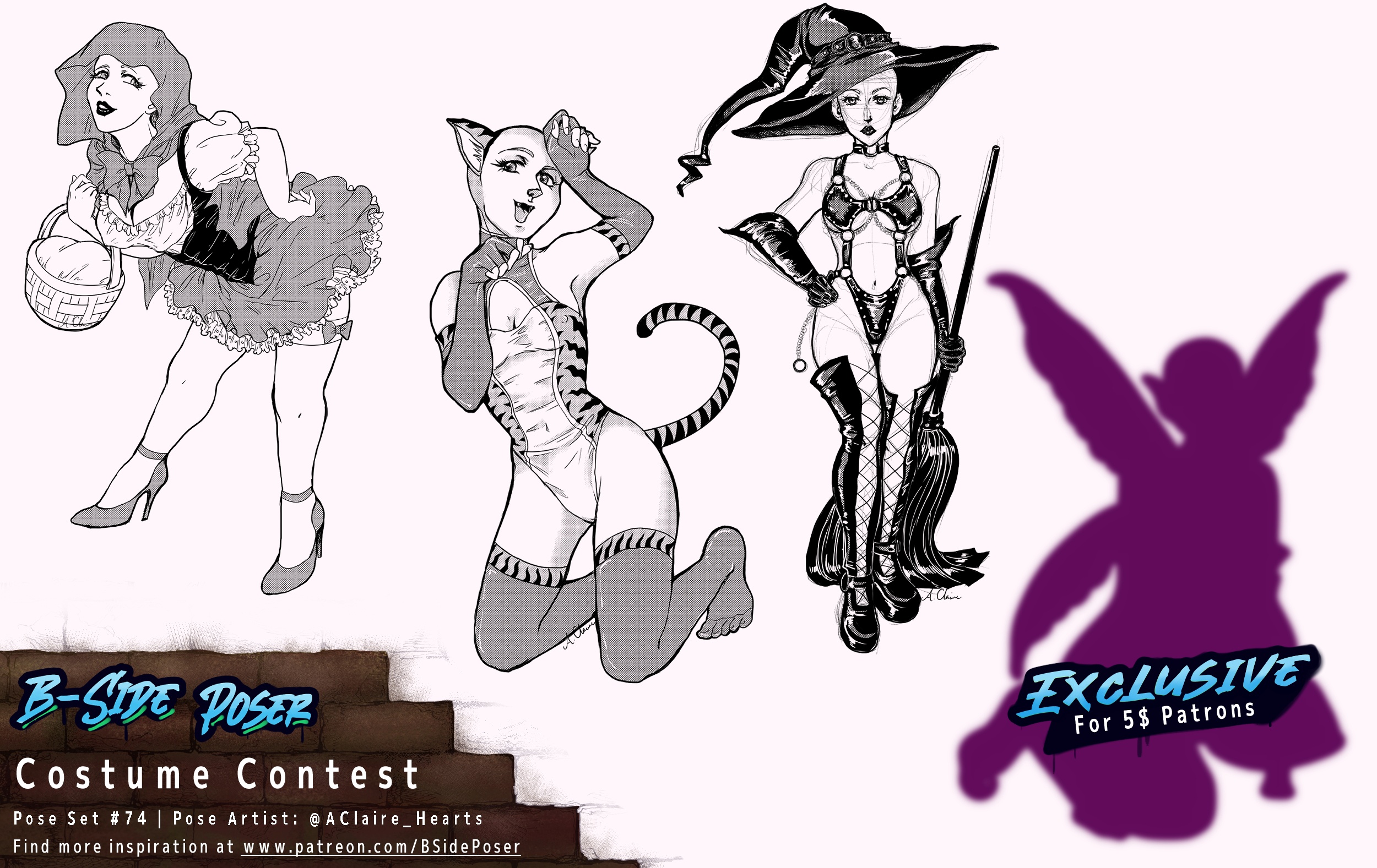 Pose Set 74 – Costume Contest