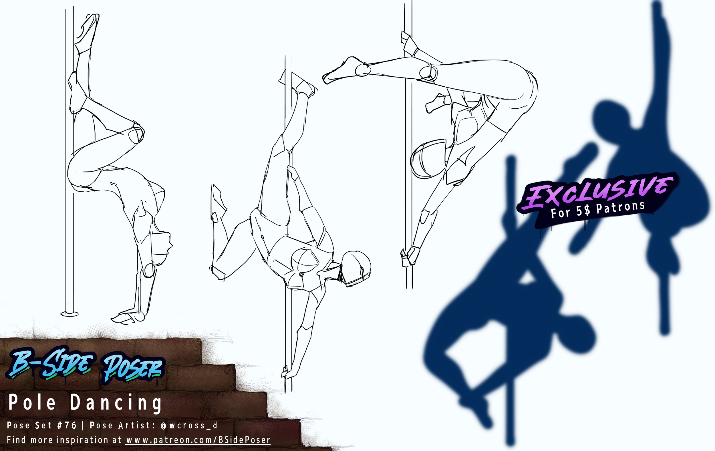 Pose Set 76 – Pole Dancing