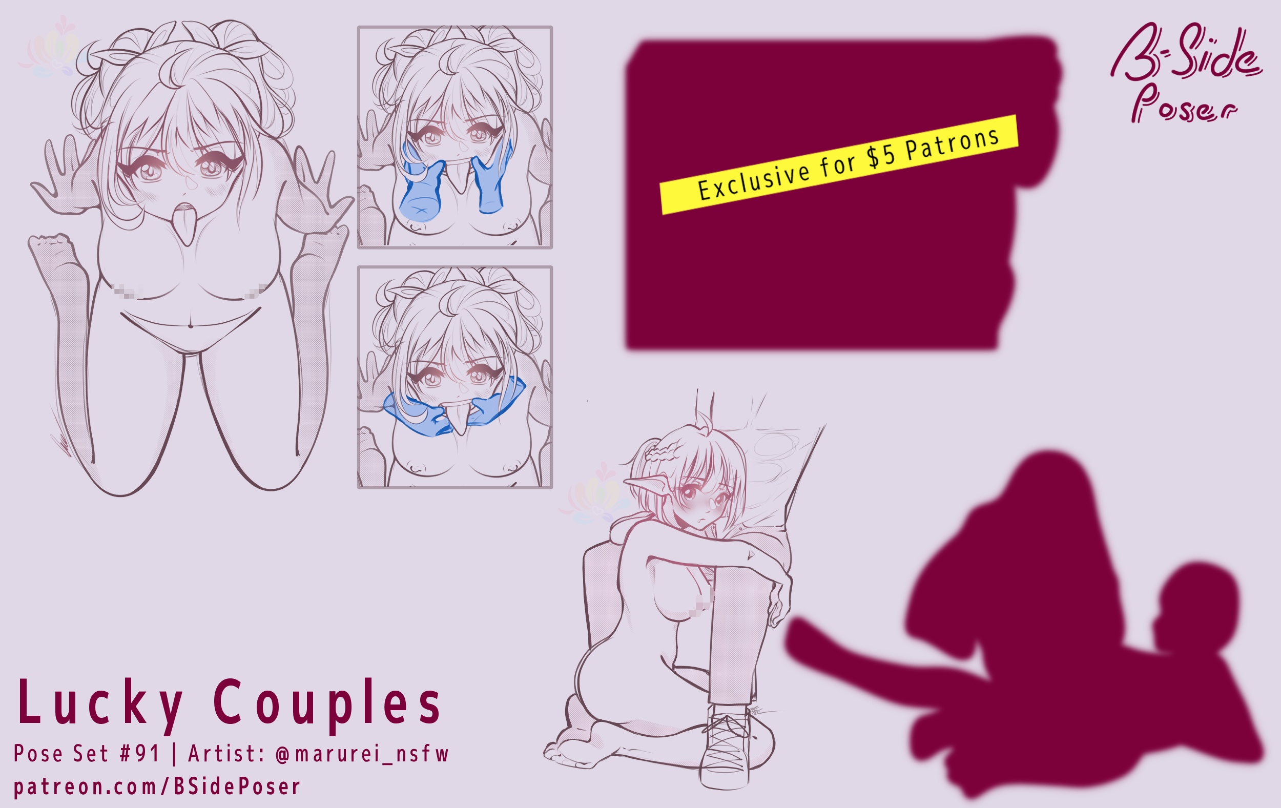 Pose Set 91 – Lucky Couples
